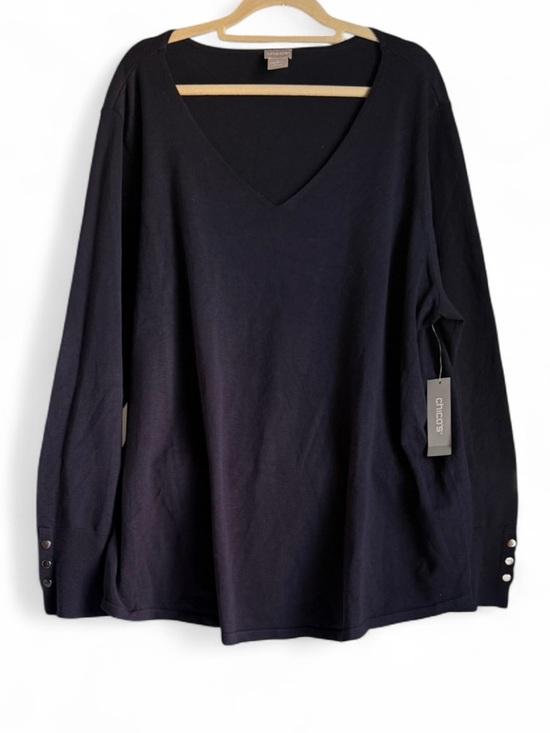 Chico's Jackets & Blazers - Chicos Navy Long Sleeve Top